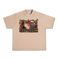 Burro festive farmyard gathering Urban Heavy Tee - CowhideDigitalArt
