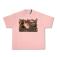 Salmon festive farmyard gathering Urban Heavy Tee - CowhideDigitalArt