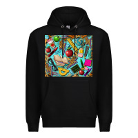Black teacher tumbler Premium Hoodie - BarkalooDesign