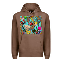 Chestnut teacher tumbler Premium Hoodie - BarkalooDesign