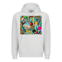 Dove Grey teacher tumbler Premium Hoodie - BarkalooDesign