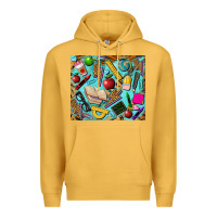 Mustard teacher tumbler Premium Hoodie - BarkalooDesign