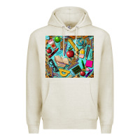 Oatmeal Heather teacher tumbler Premium Hoodie - BarkalooDesign