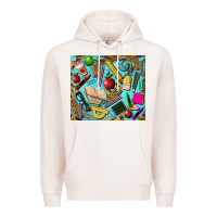 Pale Pink teacher tumbler Premium Hoodie - BarkalooDesign