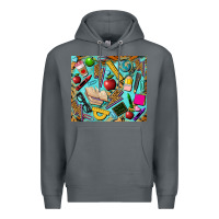Rock teacher tumbler Premium Hoodie - BarkalooDesign
