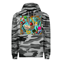 Slate Camo teacher tumbler Premium Hoodie - BarkalooDesign