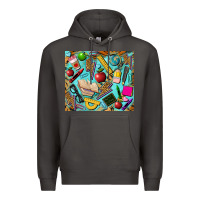Smoke teacher tumbler Premium Hoodie - BarkalooDesign