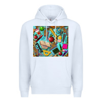 White teacher tumbler Premium Hoodie - BarkalooDesign