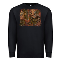 Black glitter leopard fall background Premium Sweatshirt - RanaPortraitStore