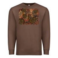 Chestnut glitter leopard fall background Premium Sweatshirt - RanaPortraitStore