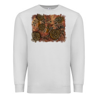 Dove Grey glitter leopard fall background Premium Sweatshirt - RanaPortraitStore