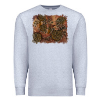 Heather Grey glitter leopard fall background Premium Sweatshirt - RanaPortraitStore