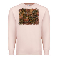 Pale Pink glitter leopard fall background Premium Sweatshirt - RanaPortraitStore