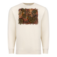 Sandshell glitter leopard fall background Premium Sweatshirt - RanaPortraitStore