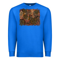 True Royal glitter leopard fall background Premium Sweatshirt - RanaPortraitStore