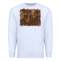 White glitter leopard fall background Premium Sweatshirt - RanaPortraitStore
