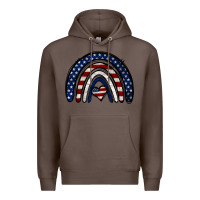 Coffee USA American Flag Rainbow Premium Hoodie - Jasminsmagicworld