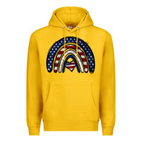 Lemon USA American Flag Rainbow Premium Hoodie - Jasminsmagicworld