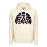Sandshell USA American Flag Rainbow Premium Hoodie - Jasminsmagicworld