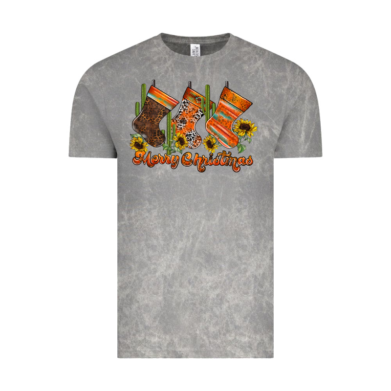 Western Christmas Vintage Tee by CowhideDigitalArt | Teevron