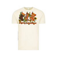 Vintage Arctic western Christmas Vintage Tee - CowhideDigitalArt