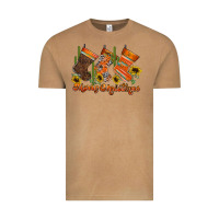 Vintage Camel western Christmas Vintage Tee - CowhideDigitalArt