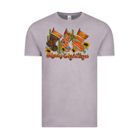 Vintage Zinc western Christmas Vintage Tee - CowhideDigitalArt