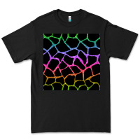Black giraffe glitter seamless pattern Premium Tee - BundleAndBundleShop