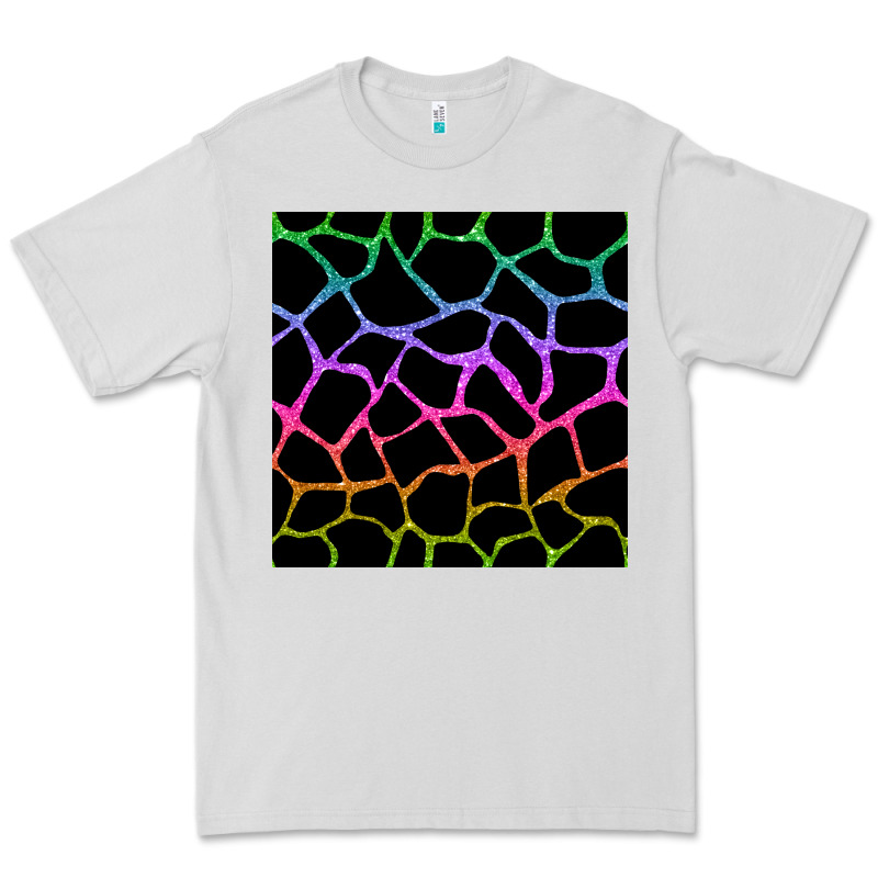Giraffe Glitter Seamless Pattern Premium Tee by BundleAndBundleShop | Teevron