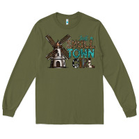 Army Green just a small town girl Long Sleeve Tee - SublimationCraftShop