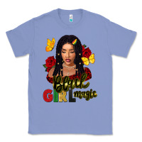 Colony Blue black girl magic Classic Tee - FaDigitalArtStudio