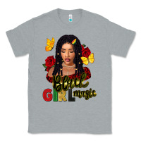 Heather Grey black girl magic Classic Tee - FaDigitalArtStudio