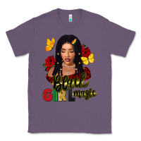 Lavender black girl magic Classic Tee - FaDigitalArtStudio