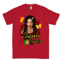Red black girl magic Classic Tee - FaDigitalArtStudio