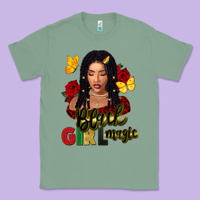 Black Girl Magic Classic Tee Designed By Fadigitalartstudio
