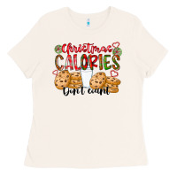 Bone christmas calories dont count Ladies Tee - CowhideDigitalArt