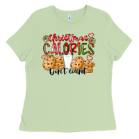 Matcha christmas calories dont count Ladies Tee - CowhideDigitalArt