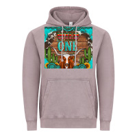 Vintage Zinc wild one longhorn gemstones cactus and sunflowers Vintage Hoodie - Artiststas