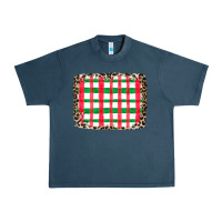 Midnight Navy Christmas Pattern Urban Heavy Tee - CowhideDigitalArt