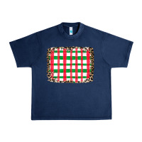 Navy Christmas Pattern Urban Heavy Tee - CowhideDigitalArt