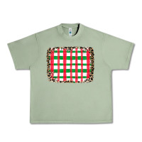 Oil Green Christmas Pattern Urban Heavy Tee - CowhideDigitalArt