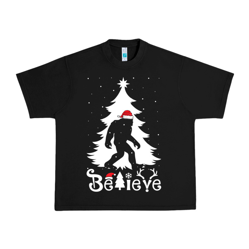 Bigfoot Christmas Shirt Urban Heavy Tee by DesigneFamous | Teevron