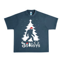 Midnight Navy bigfoot christmas shirt Urban Heavy Tee - DesigneFamous