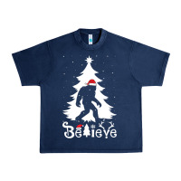 Navy bigfoot christmas shirt Urban Heavy Tee - DesigneFamous