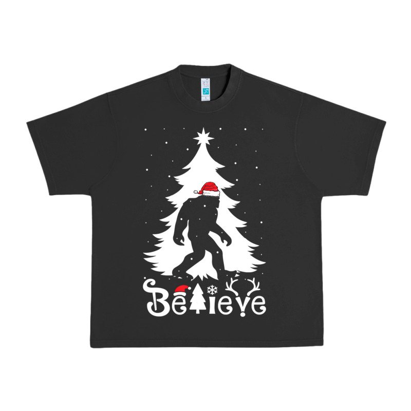 Bigfoot Christmas Shirt Urban Heavy Tee by DesigneFamous | Teevron