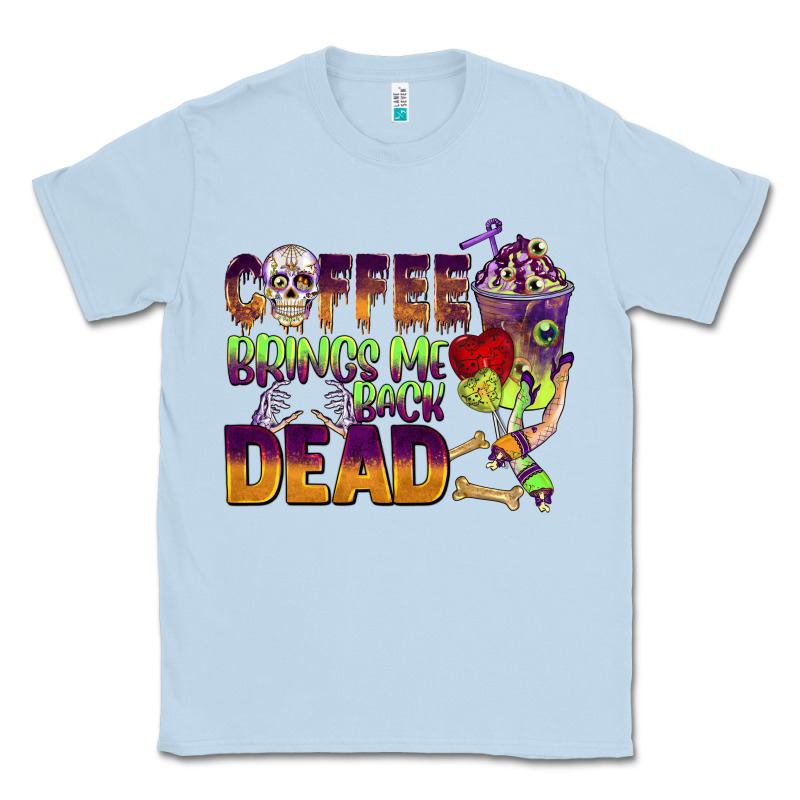 Coffee Brings Me Back Dead Classic Tee by BarkalooDesign | Teevron