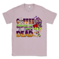 Lilac coffee brings me back dead Classic Tee - BarkalooDesign