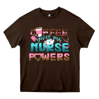 Chocolate Brown coffee gives me nurse powers bbs Heavy Core Tee - BundleAndBundleShop