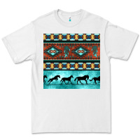 White native american aztec seamless pattern Premium Tee - BundleAndBundleShop