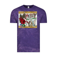 Cloud Purple merry christmas y'all Vintage Tee - CowhideDigitalArt